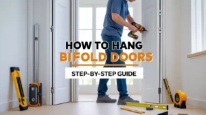 how to hang bifold doors​